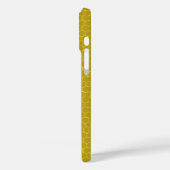 Coques Case-Mate iPhone Peigne jaune (Verso / Gauche)
