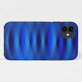 Coques Case-Mate iPhone Peindre l'Arrière - plan bleu (Dos (Horizontal))