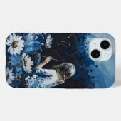 Coques Case-Mate iPhone Peindre les fleurs de la nuit (Verso (horizontal))