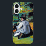 Coques iPhone 16 Peintre à l'oeuvre de Paul Cezanne, Art Vintage<br><div class="desc">Un peintre à l'oeuvre (1875) de Paul Cezanne est une peinture vintage de portrait de post impressionnisme d'art. Un artiste est assis dans un pré peignant une photo en plein air, ou en plein air. À propos de l'artiste : Paul Cézanne (1839-1906) était un peintre postimpressionniste dont l'oeuvre jeta les...</div>