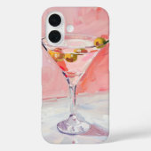 Coques Case-Mate iPhone Peinture à cocktails Martini (Verso)
