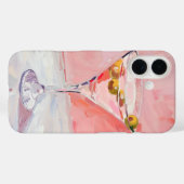 Coques Case-Mate iPhone Peinture à cocktails Martini (Verso (horizontal))