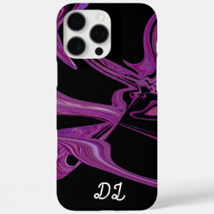 Coques iPhone 16 Pro Max Peinture à huile liquide Abstraite marbrée unique