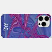 Coques Case-Mate iPhone Peinture à huile liquide Abstraite marbrée unique (Verso (horizontal))