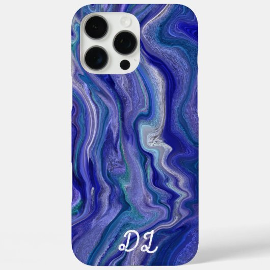 Coques Case-Mate iPhone Peinture à huile liquide Abstraite marbrée unique (Verso)