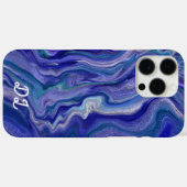 Coques Case-Mate iPhone Peinture à huile liquide Abstraite marbrée unique (Verso (horizontal))
