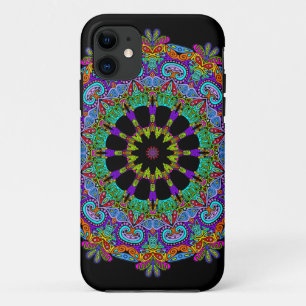 Case-Mate iPhone Case Peinture à la main Mandala Horloge Face 24
