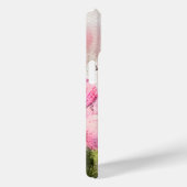 Coques Case-Mate iPhone Peinture à l'aquarelle florale rose (Verso / Droite)