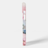 Coques Case-Mate iPhone Peinture à l'aquarelle florale rose (Verso / Gauche)