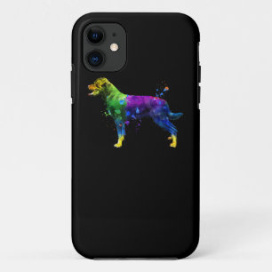 Case-Mate iPhone Case Peinture à l'aquarelle visage Rottweiler