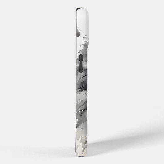 Coques Case-Mate iPhone Peinture à l'encre de chat noire (Verso / Droite)