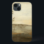 Coques Pour iPhone Peinture à l'huile de paysage moderne Sunset<br><div class="desc">Une peinture à l'huile moderne d'un paysage par Jennifer Goldberger. Les feuilles se jettent du côté tandis qu'un beau coucher de soleil se dresse à l'horizon. Une impression extraordinaire qui ferait un achat extraordinaire!</div>
