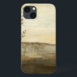 Coques Pour iPhone Peinture à l'huile de paysage moderne Sunset<br><div class="desc">Une peinture à l'huile moderne d'un paysage par Jennifer Goldberger. Les feuilles se jettent du côté tandis qu'un beau coucher de soleil se dresse à l'horizon. Une impression extraordinaire qui ferait un achat extraordinaire!</div>