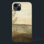 Coques Pour iPhone Peinture à l'huile de paysage moderne Sunset<br><div class="desc">Une peinture à l'huile moderne d'un paysage par Jennifer Goldberger. Les feuilles se jettent du côté tandis qu'un beau coucher de soleil se dresse à l'horizon. Une impression extraordinaire qui ferait un achat extraordinaire!</div>