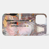 Coques Case-Mate iPhone peinture à l'huile sur toile, vue rue de Paris. Ar (Verso (horizontal))