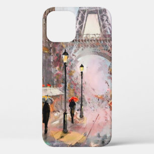 Case-Mate iPhone Case peinture à l'huile sur toile, vue rue de Paris. Ar