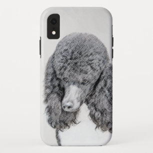 Case-Mate iPhone Case Peinture à paille noire standard - Art du chien