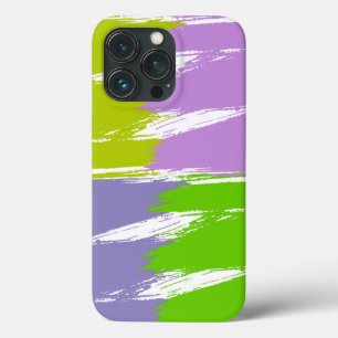 Case-Mate iPhone Case Peinture à pinceau blanc Lilac Lavande de chaux ve