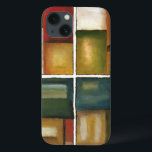 Coques Pour iPhone Peinture à quatre panneaux par Jennifer Goldberger<br><div class="desc">Donnez le cadeau de quatre tableaux en un avec cette pièce de Jennifer Goldberger. Ce tableau lambrissé dégage de la chaleur grâce aux couleurs utilisées et à la variété simple des changements subtils. Un grand morceau à accrocher sur votre mur !</div>