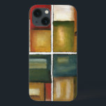Coques Pour iPhone Peinture à quatre panneaux par Jennifer Goldberger<br><div class="desc">Donnez le cadeau de quatre tableaux en un avec cette pièce de Jennifer Goldberger. Ce tableau lambrissé dégage de la chaleur grâce aux couleurs utilisées et à la variété simple des changements subtils. Un grand morceau à accrocher sur votre mur !</div>