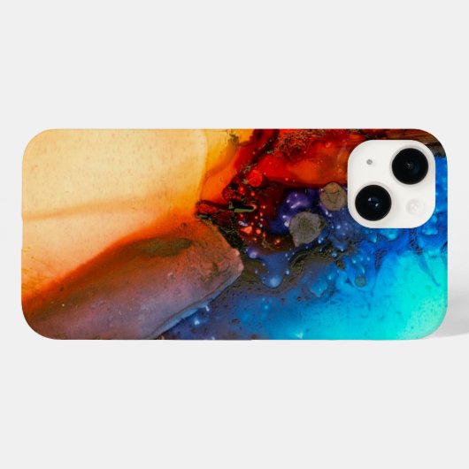 Coques Case-Mate iPhone peinture abstraite (Verso (horizontal))