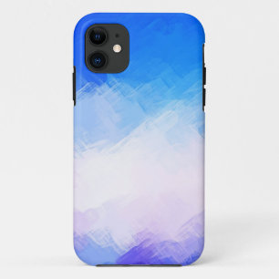 Coque Case-Mate Pour iPhone Peinture Abstraite Blue Abstrait Art 36
