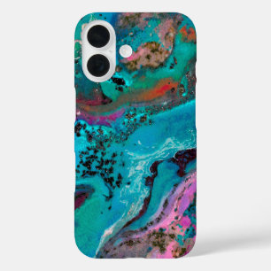 Coques iPhone 16 Peinture Abstraite Colorée