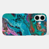 Coques Case-Mate iPhone Peinture Abstraite Colorée (Verso (horizontal))