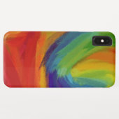 Coques Case-Mate iPhone Peinture Abstraite couleur rétro (Dos (Horizontal))