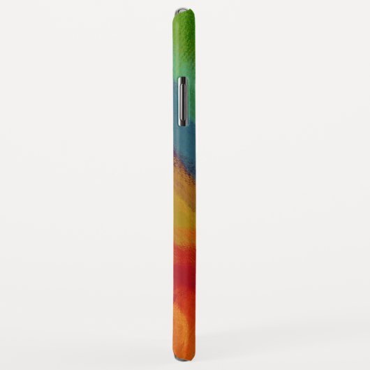 Coques Case-Mate iPhone Peinture Abstraite couleur rétro (Dos/Droite)