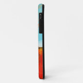 Coques Case-Mate iPhone Peinture abstraite d'art d'arbre de paysage (Dos/Gauche)