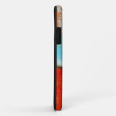 Coques Case-Mate iPhone Peinture abstraite d'art d'arbre de paysage (Dos/Droite)