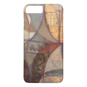Coque iPhone 7 Plus Peinture abstraite de feuille florale par le