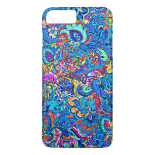 Coque iPhone 7 Plus Peinture abstraite de fleurs colorées mignonnes