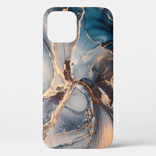 Coques Case-Mate iPhone Peinture abstraite de luxe en encre d'alcool  (Verso)