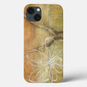 iPhone 13 Coque Peinture abstraite de silhouette sur l'arrière -