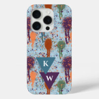 Peinture Abstraite Drives splatter moderne Monogra