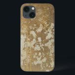 iPhone 13 Case Peinture Abstraite en or avec lunettes d'argent<br><div class="desc">Megan Meagher a créé cette abstraite peinture d'or qui présente des pointes d'argent. Une pièce très contemporaine,  les amateurs d'art devraient ajouter cette pièce à leur collection le plus rapidement possible !</div>