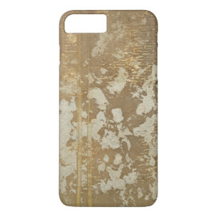 Coque iPhone 8 Plus/7 Plus Peinture Abstraite en or avec lunettes d'argent