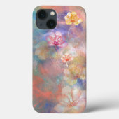 Coques Case-Mate iPhone Peinture Abstraite et fleurs (Verso)