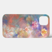 Coques Case-Mate iPhone Peinture Abstraite et fleurs (Verso (horizontal))