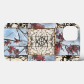 Coques Case-Mate iPhone Peinture abstraite lambrissée de Scrollwork (Verso (horizontal))