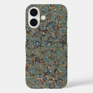 Coques iPhone 16 Peinture Abstraite Marbrée