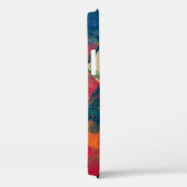 Coques Case-Mate iPhone Peinture abstraite multicolore (Verso / Droite)