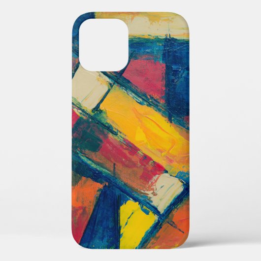 Coques Case-Mate iPhone Peinture abstraite multicolore (Verso)