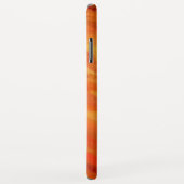 Coques Case-Mate iPhone Peinture Abstraite orange jaune (Dos/Droite)