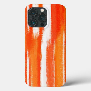 Case-Mate iPhone Case Peinture Abstraite Orange White Abstrait Art Coq