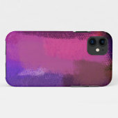 Coques Case-Mate iPhone Peinture Abstraite | Purple Retro Art Abstrait 10 (Dos (Horizontal))