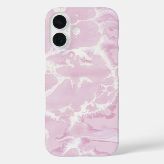 Coques Case-Mate iPhone peinture abstraite rose carmin (Verso)