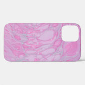 COQUES Case-Mate iPhone PEINTURE ABSTRAITE ROSE ET BLANCHE2 (Verso (horizontal))